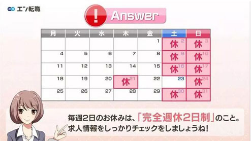 日本的“周休2日制”真的就是做五休二吗